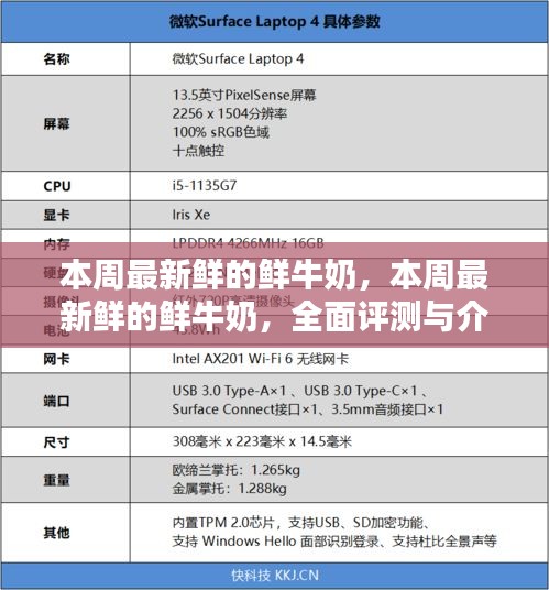 本周最新鲜鲜牛奶，全面评测与详细介绍