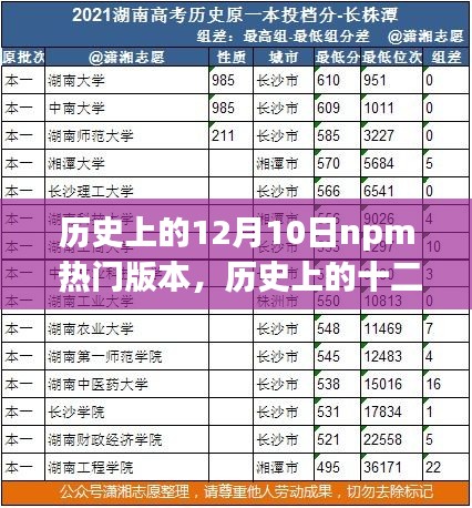 历史上的十二月十日，npm热门版本回顾与影响