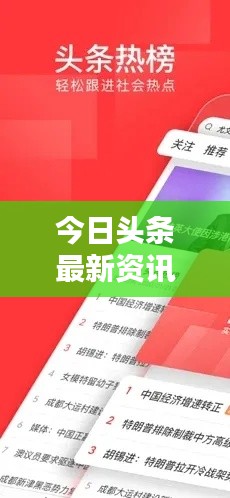 今日头条最新资讯指南，轻松获取最新新闻与信息动态