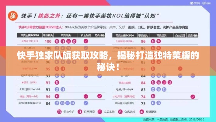 快手独家队旗获取攻略，揭秘打造独特荣耀的秘诀！